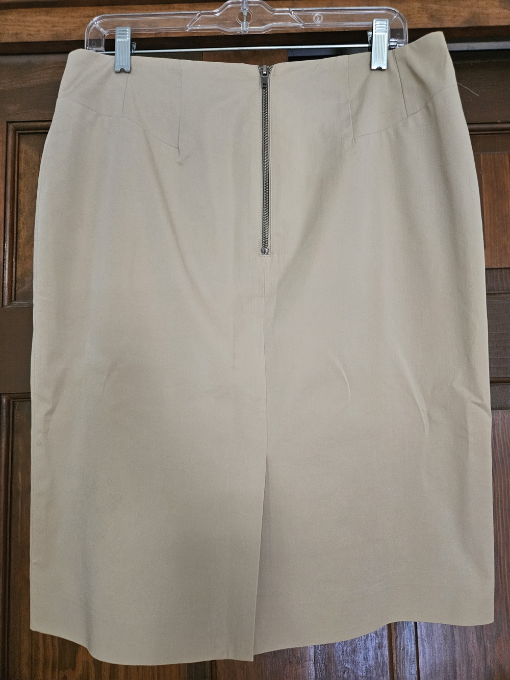 Ann Taylor Classic Tan Blazer Sz 10P And Zip-Back Pencil Skirt Sz 10